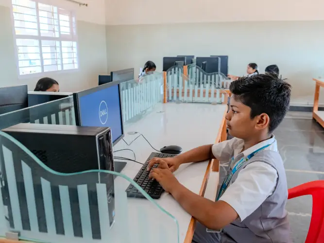 E-books educational videos and online learning resources at Radiance Public School Dindigul