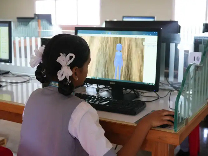 Digital learning resources at Radiance Public School Dindigul