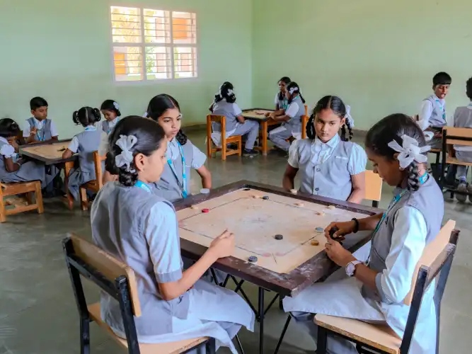 Indoor games facilities at Radiance Public School Dindigul