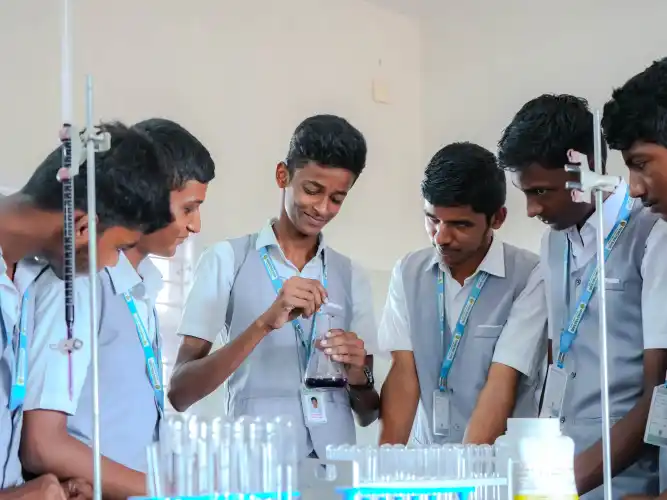 Students learning beyond textbooks at Radiance Public School Dindigul