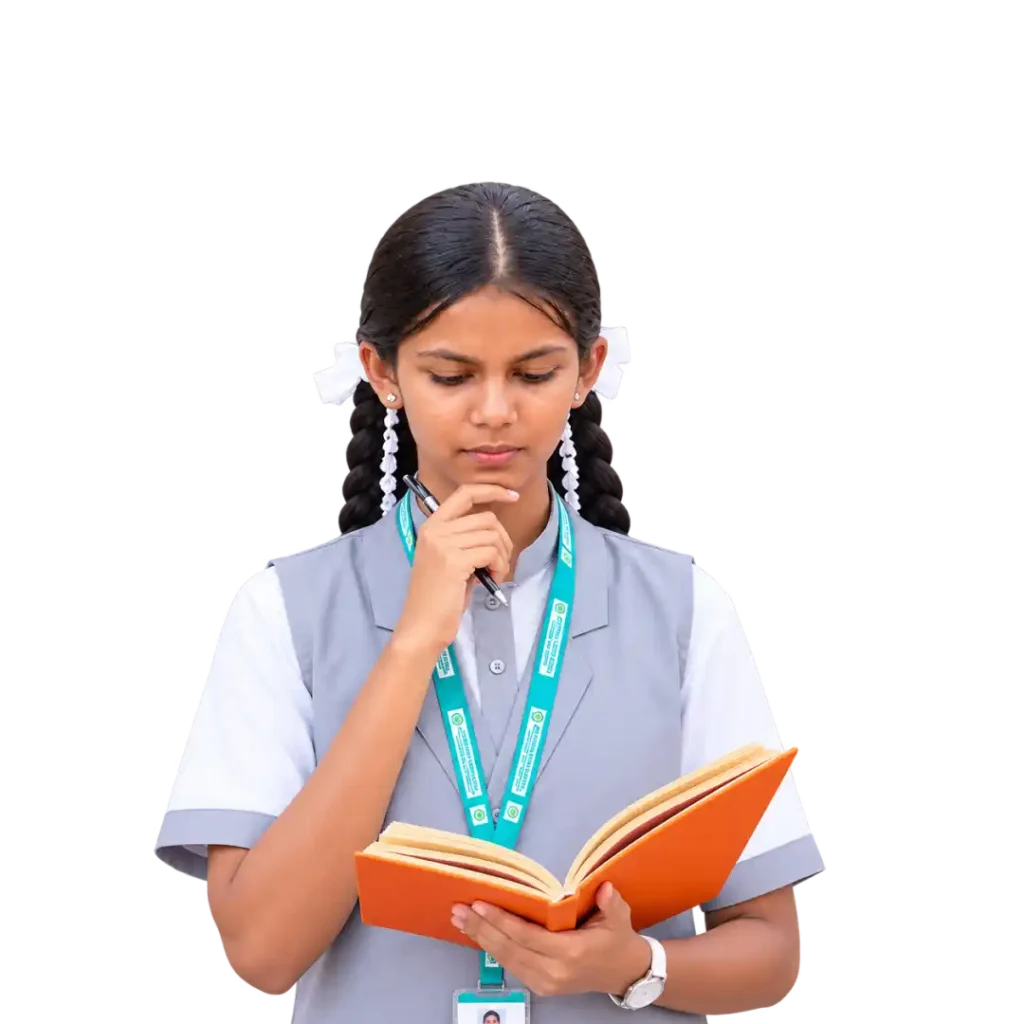 Radiance Public School student developing self-learning skills through reading and independent study