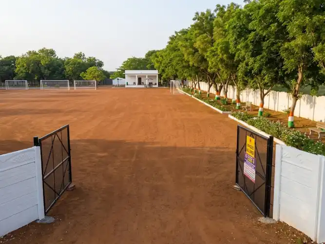 Secure entry and exit facilities at Radiance Public School Dindigul
